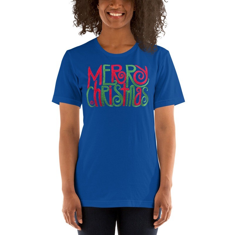 Holidays - Merry Christmas Textile Unisex T-Shirt