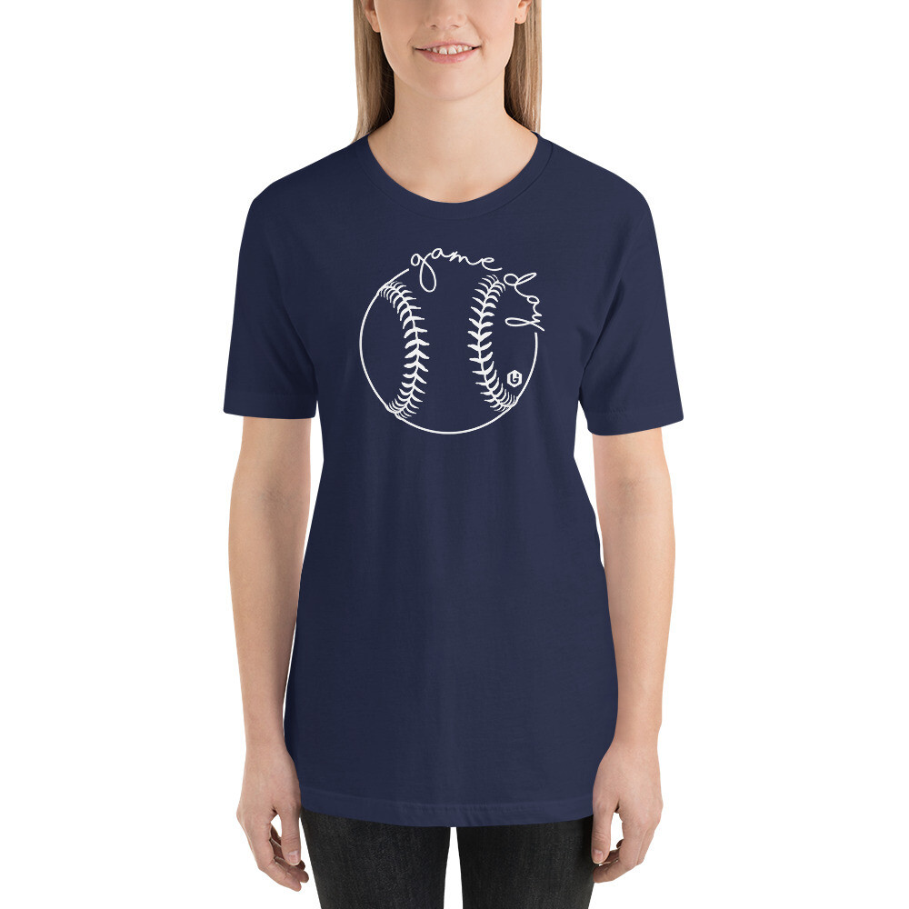 Sports - Game Day Unisex T-Shirt, Color: Navy, Size: XS