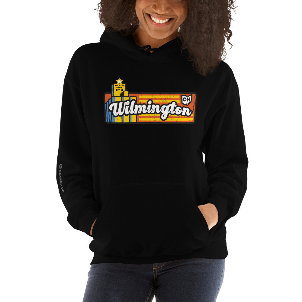 States - Wilmington Buckley Unisex Hoodie, Color: Black, Size: S