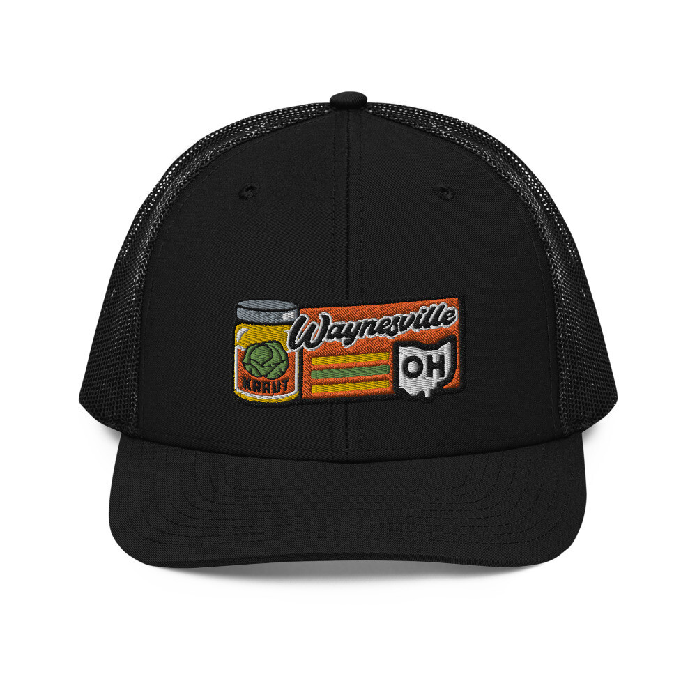 States - Waynesville Kraut Trucker Cap, Color: Black