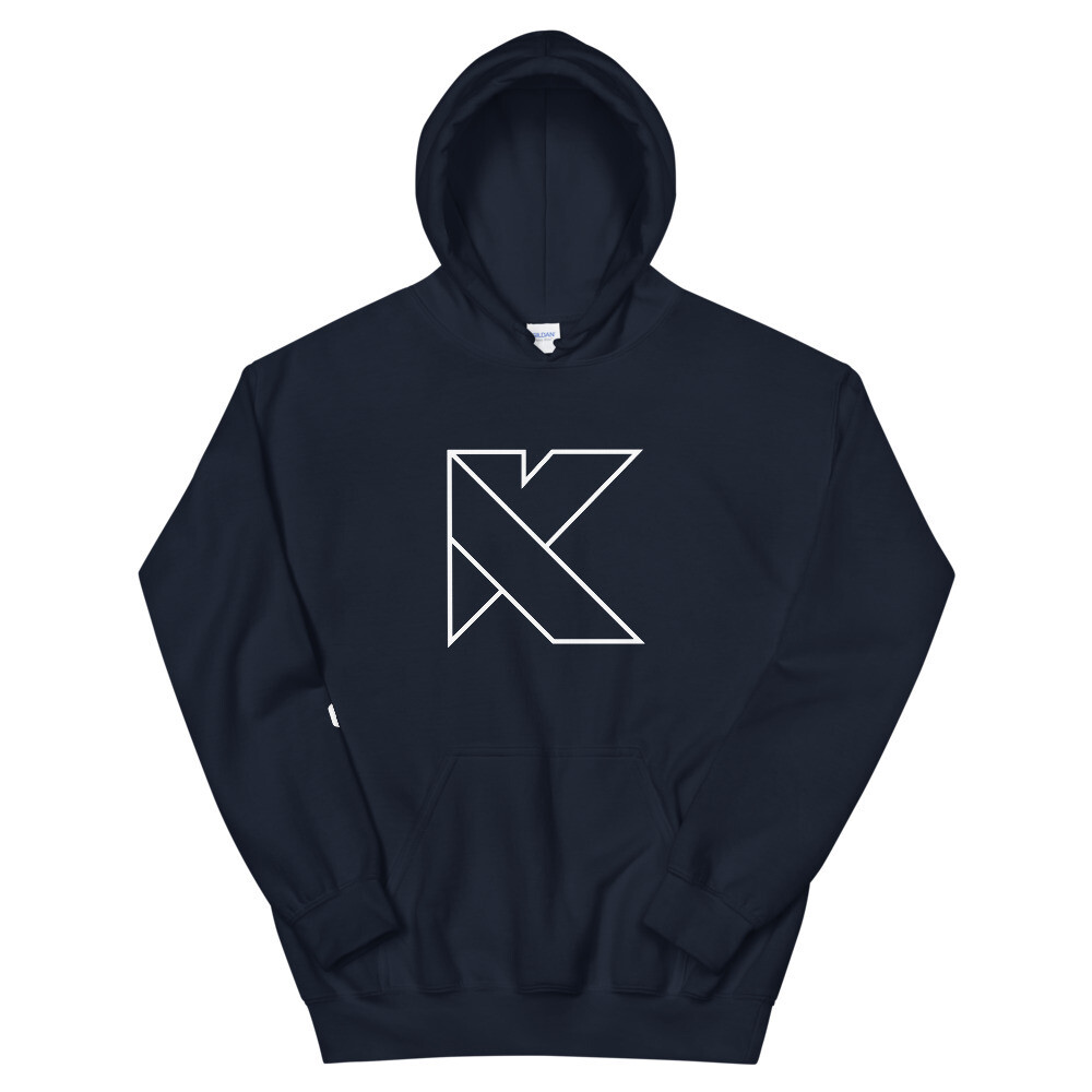 Kytek - K - Unisex Hoodie, Color: Navy, Size: S