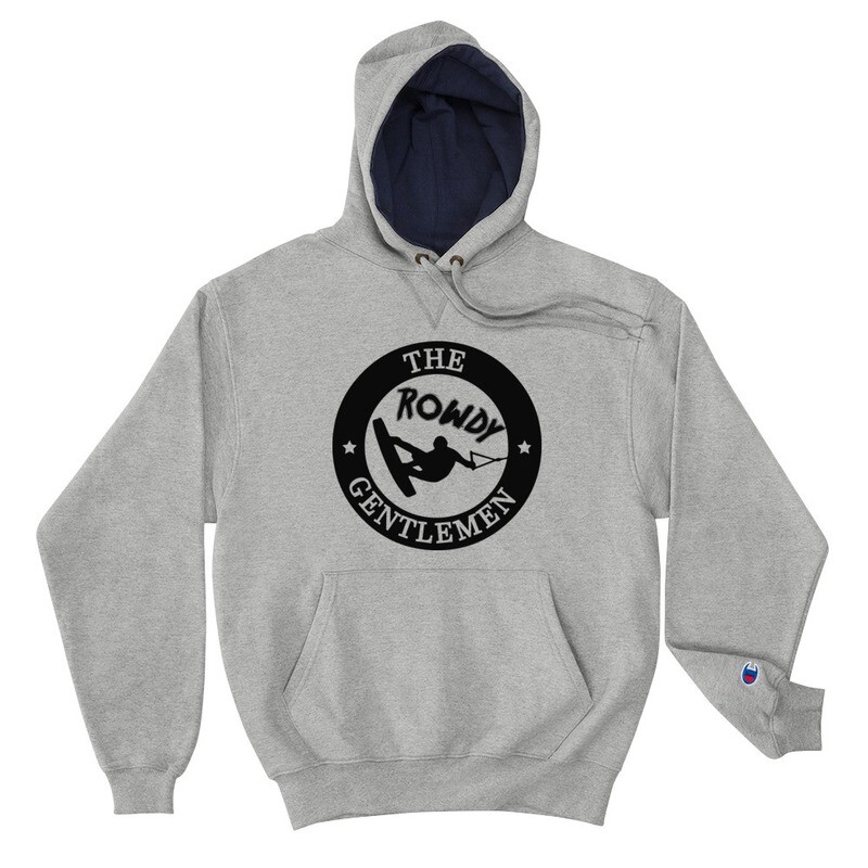 The Rowdy Gentlemen - Champion Hoodie - Black Logo