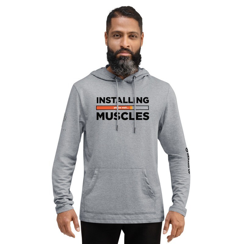Full Flex - Installing Muscles - Unisex Lightweight Hoodie