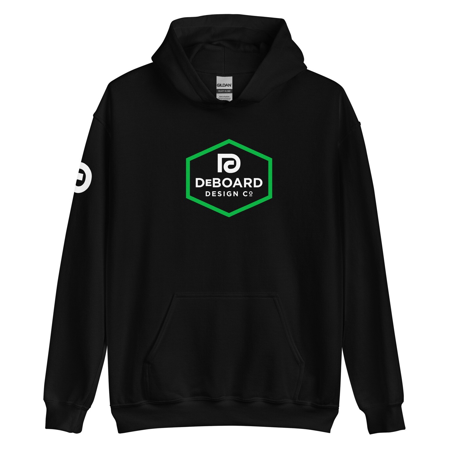 DeBaoard Design Co Green line Hoodie