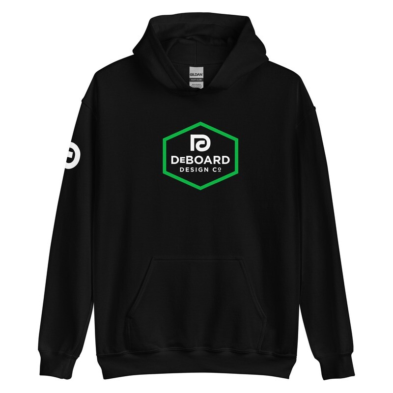 DeBaoard Design Co Green line Hoodie