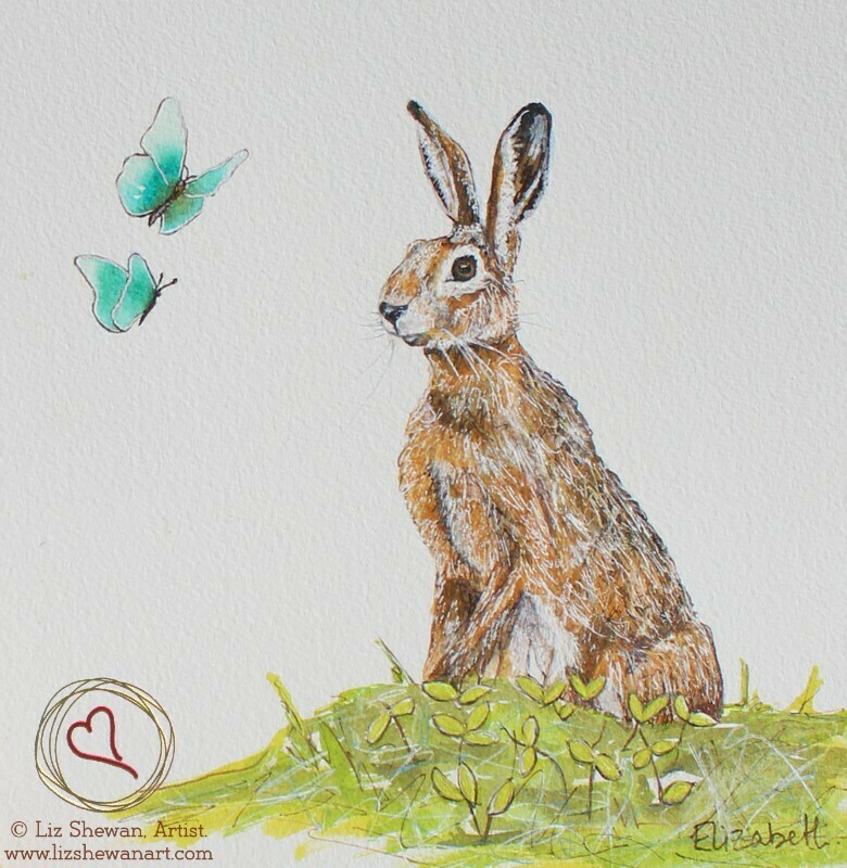 The Hare meeting the Butterflies