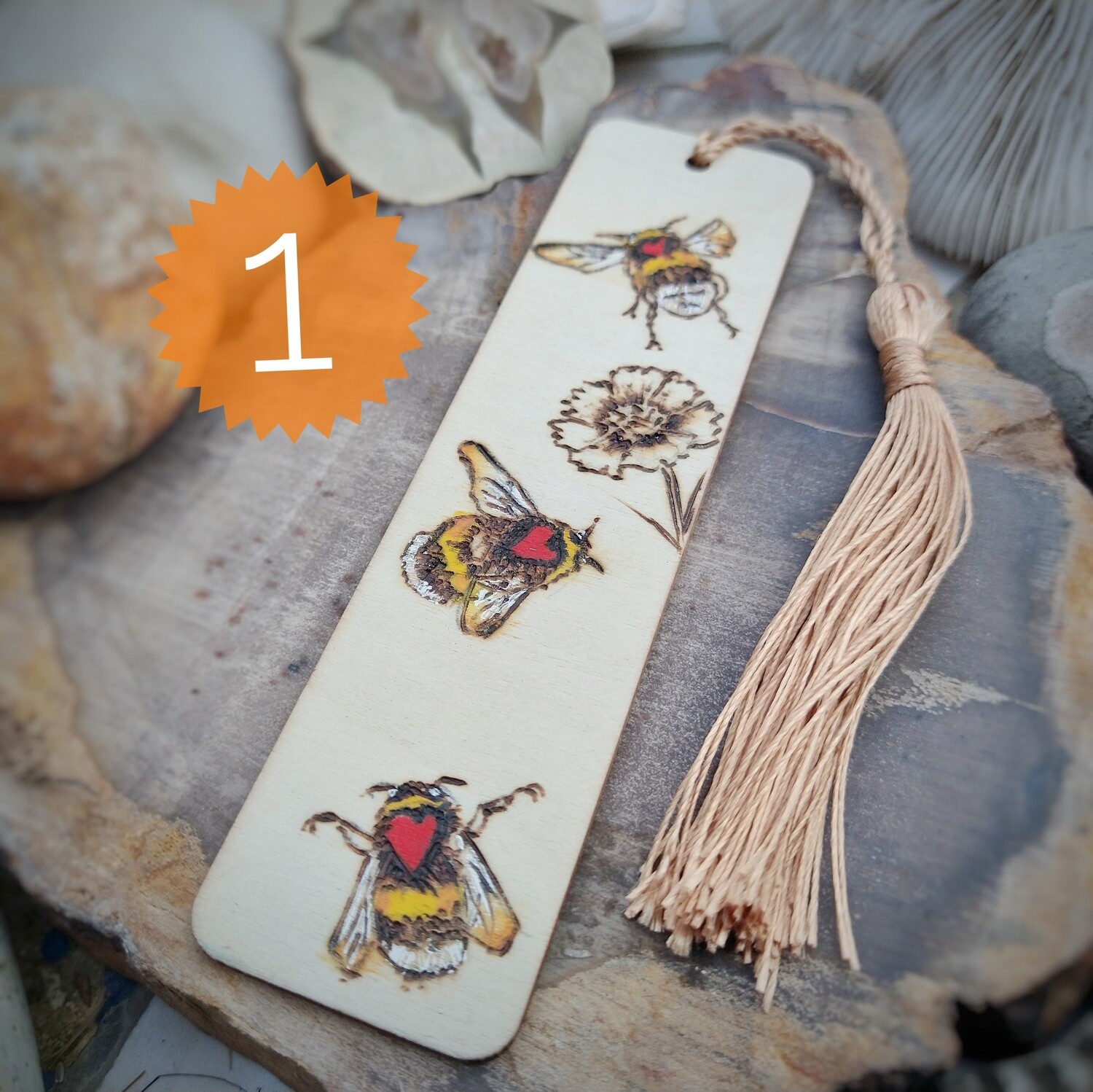Love Bee Bookmarks (various)