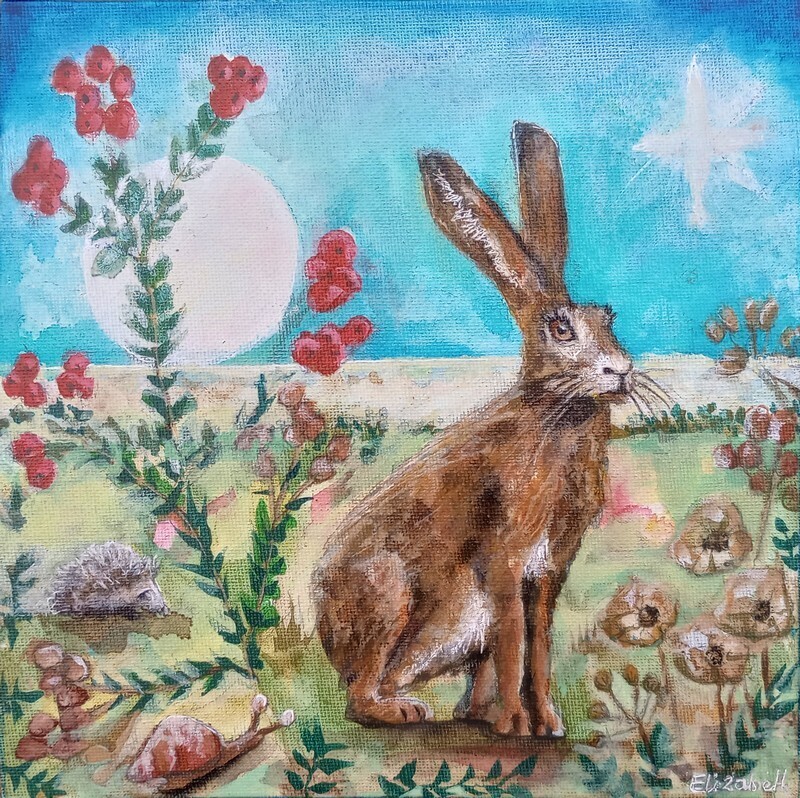 Hare Delight Greetings Card