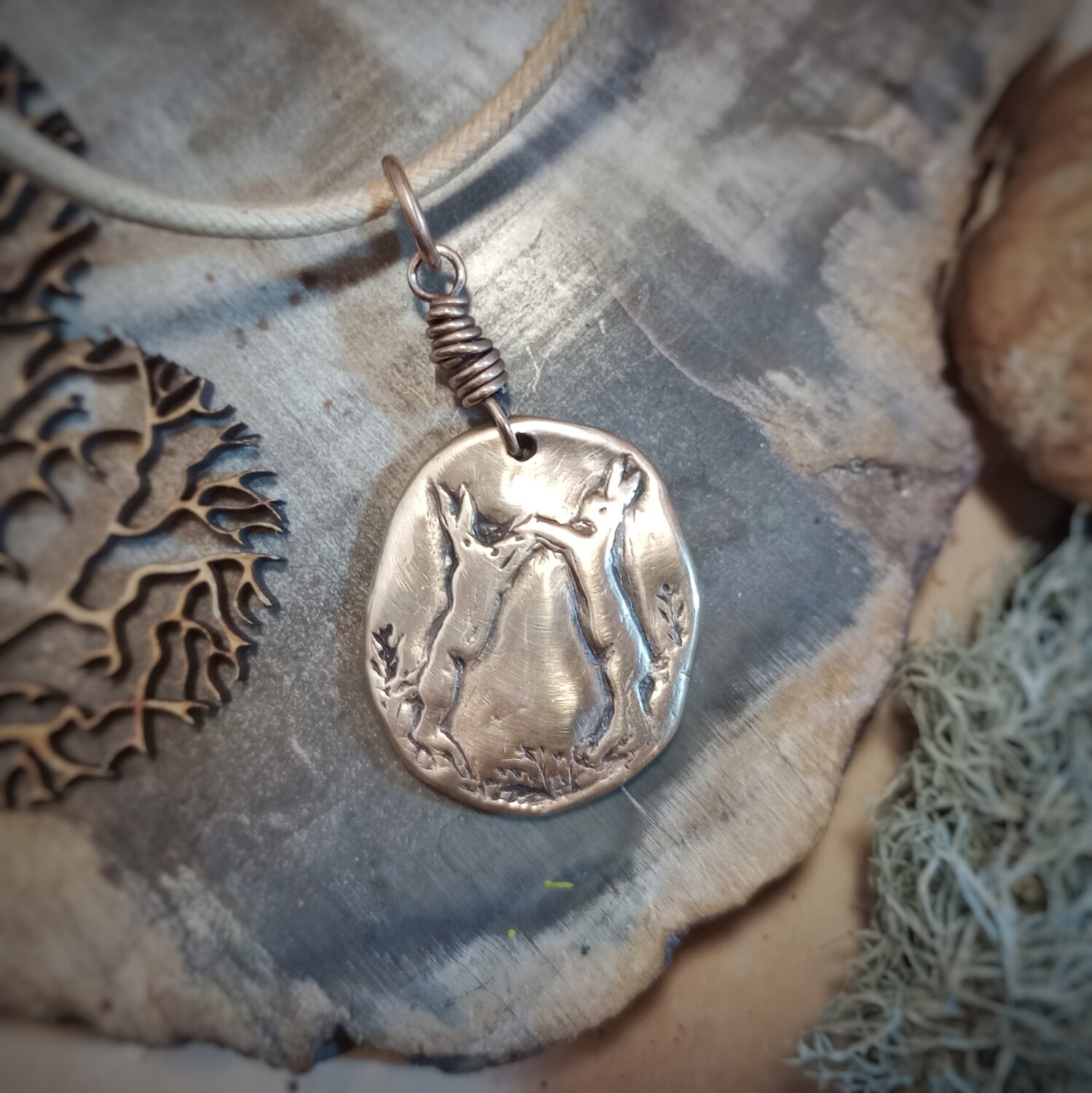 Mad March Boxing Hare Pendant