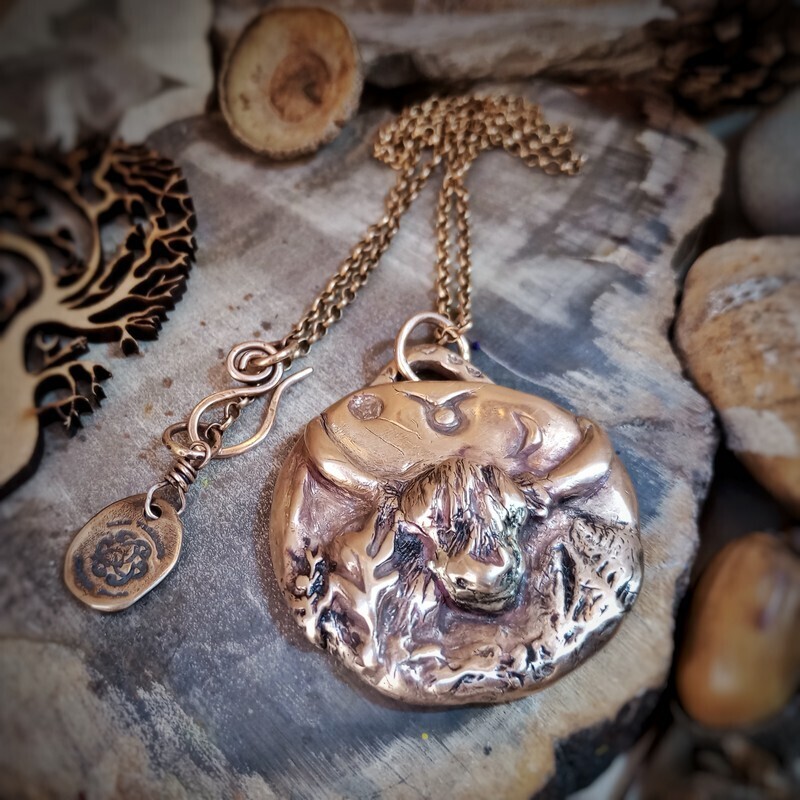 TAURUS Zodiac Astrology Pendant Necklace