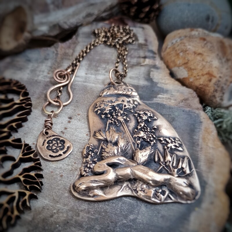 Hare in the Wilds Pendant Necklace