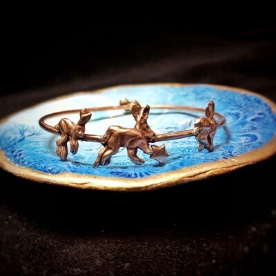 Running Starlit Hares Bangle