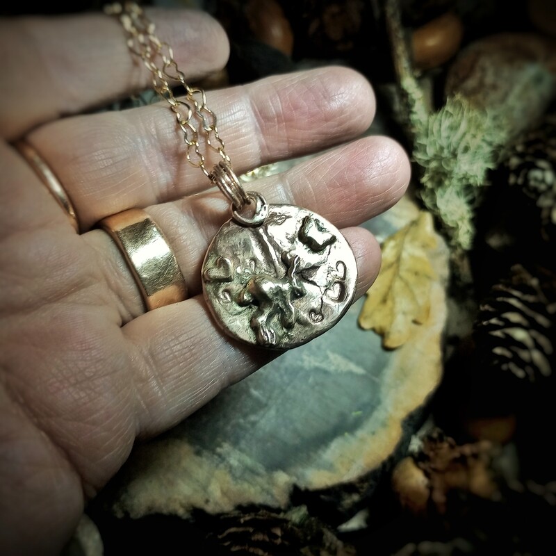 Hare Nature Lucky Good Luck Charm Necklace