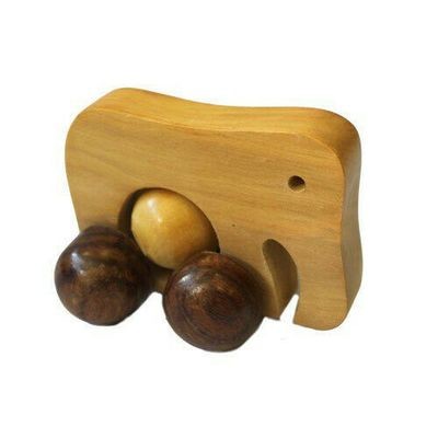 Hand Crafted Mini Elephant - Haldu Wood - Ornament