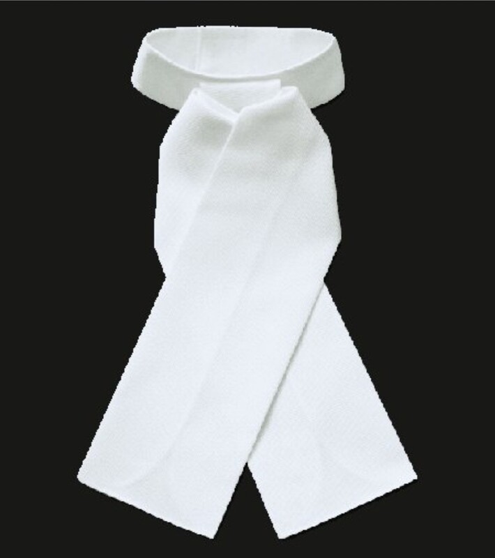 Ready Tied Stock White