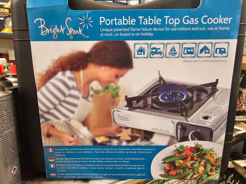 Portable Table Top Gas Cooker