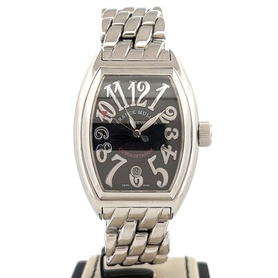 Franck Muller Conquistador Steel | Automatic | Black Dial | B&amp;P2008