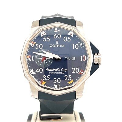 Corum Admiral&#39;s Cup Competition 48
48MM Steel | Blue Dial &amp; Strap | Box Only | Perfect Condition