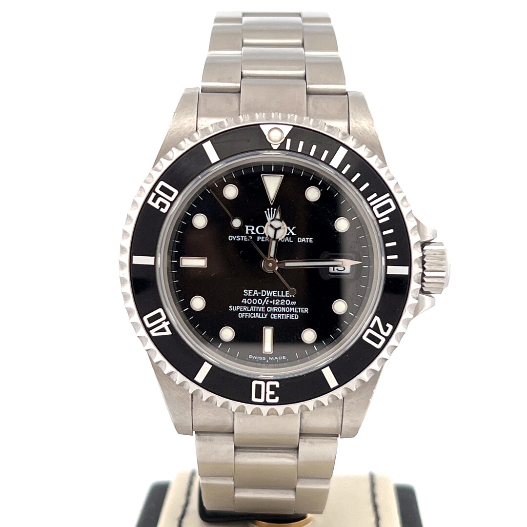 Rolex Sea-Dweller 4000
40 MM Steel Black Dial Never Polished