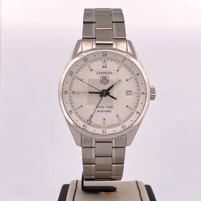 TAG Heuer Carrera Calibre 7
WV2116-0 Twin-Time GMT Full Steel Mint