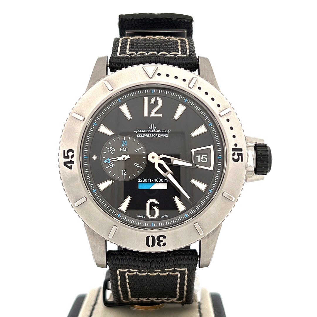 Jaeger-LeCoultre Master Compressor Diving GMT
Titanium 46MM Watch | B&amp;P 2010