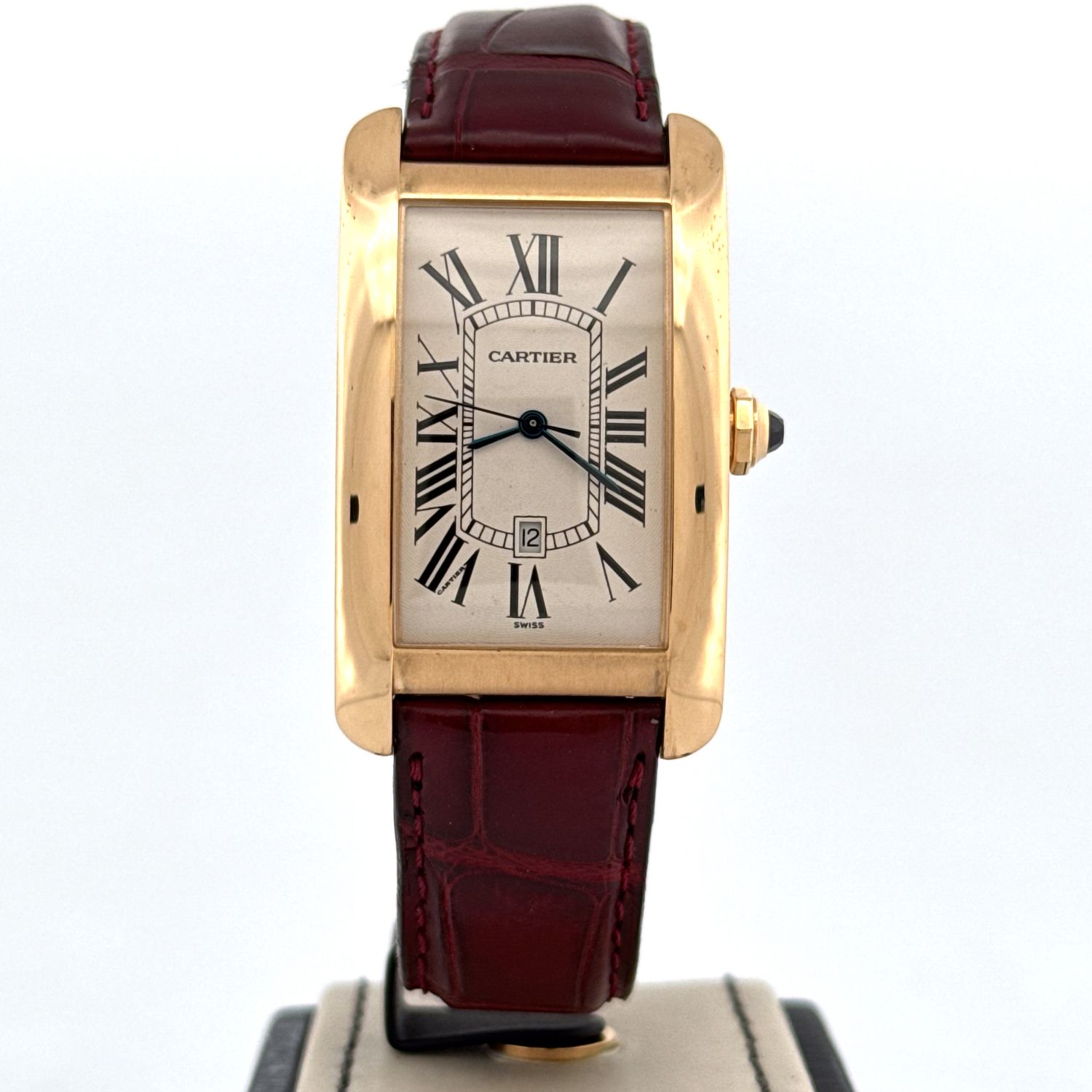 Cartier Tank Américaine 18KT Yellow Gold | White dial Roman Numerals | B&amp;P2002 Perfect Condition