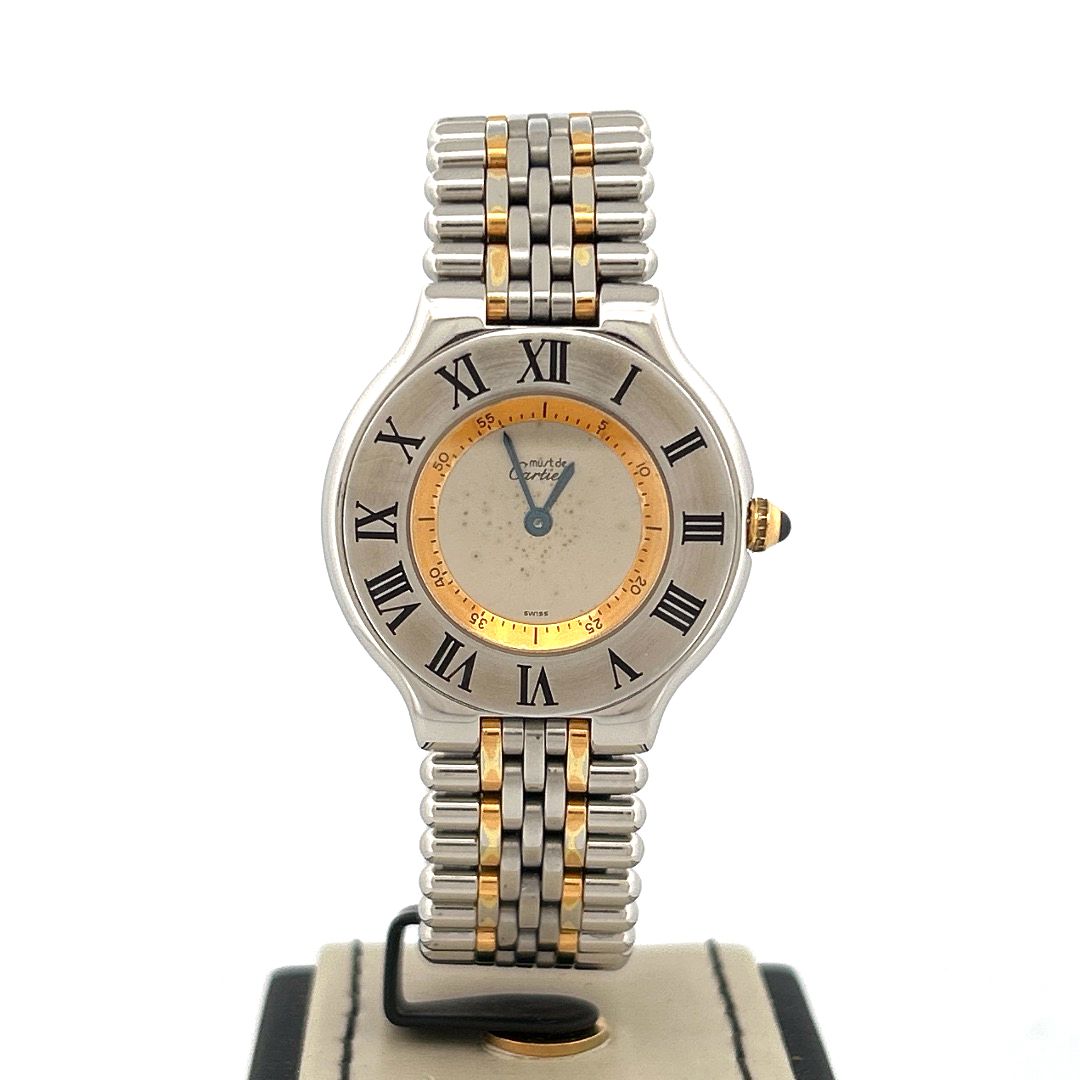 Cartier 21 Must de Cartier 31 MM Steel Silver Dial