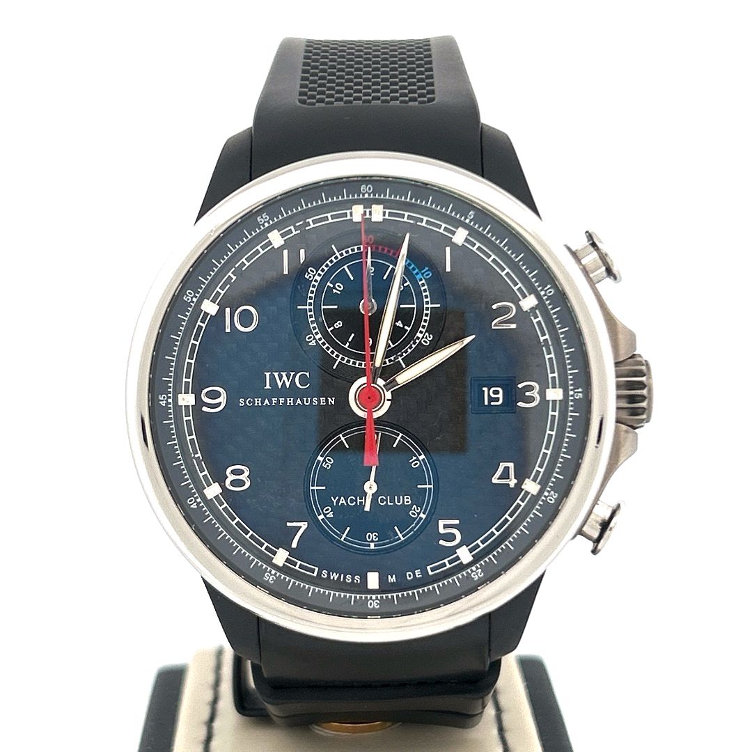 IWC Portuguese Yacht Club Chronograph  Portugieser Rubber Case Steel Bezel 45 MM Limited Edition B&amp;P 2016