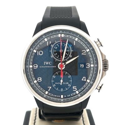 IWC Portuguese Yacht Club Chronograph  Portugieser Rubber Case Steel Bezel 45 MM Limited Edition B&amp;P 2016
