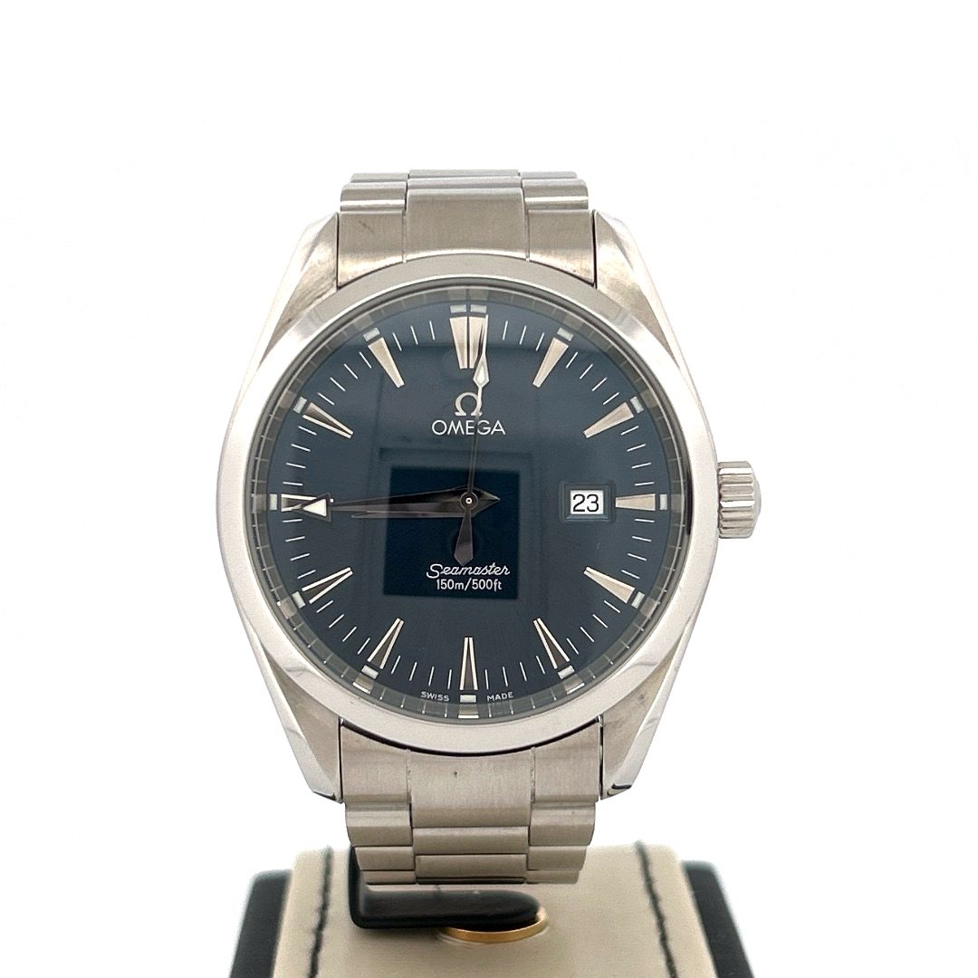 Omega Seamaster Aqua Terra 39mm Steel Black Dial Quartz Only Box
