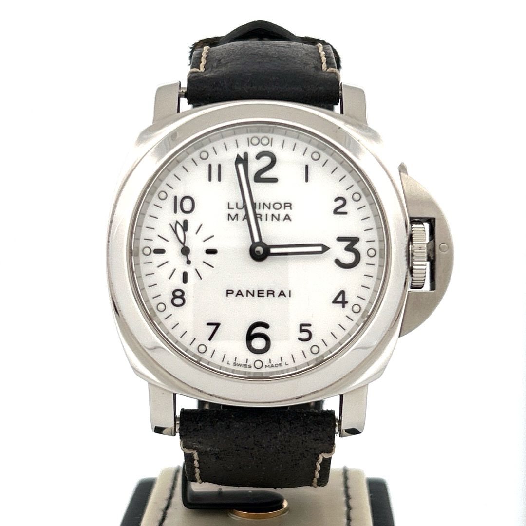 Panerai Luminor Marina 44MM Steel White Dial Manual winding Very good Condition