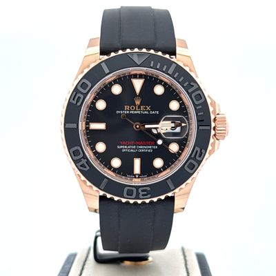 Rolex Yacht-Master 40 40MM 18K Rose Gold | Rubber Bracelet | B&amp;P 2022 Unpolished