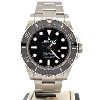 Rolex Submariner (No Date)  41MM Steel | Black Ceramic | 2024 Box and Papers