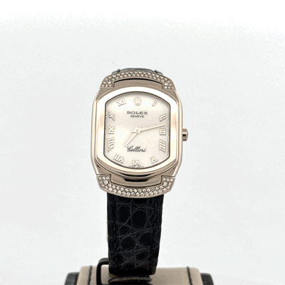 Rolex Cellini  Cellissima White Gold | White/Silver Dial | Factory Diamond Set | B&amp;P2008