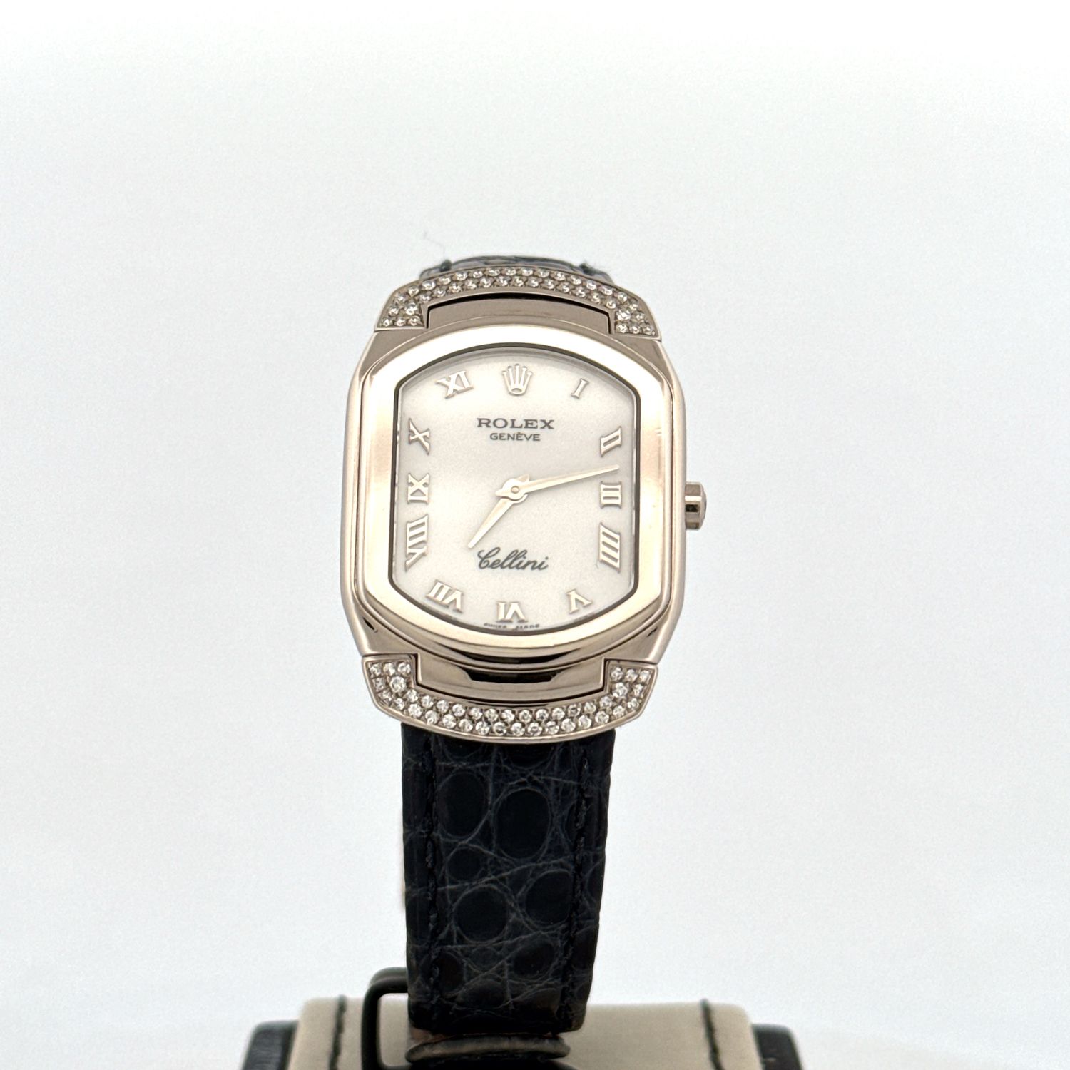 Rolex Cellini  Cellissima White Gold | White/Silver Dial | Factory Diamond Set | B&amp;P2008