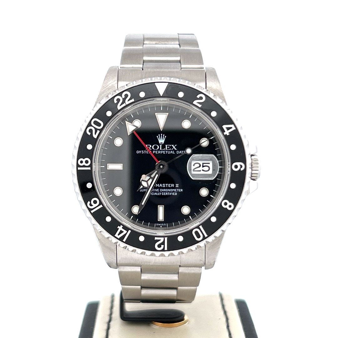 Rolex GMT-Master II 40MM Steel Watch | Black Dial | Box only | Very Good Condition