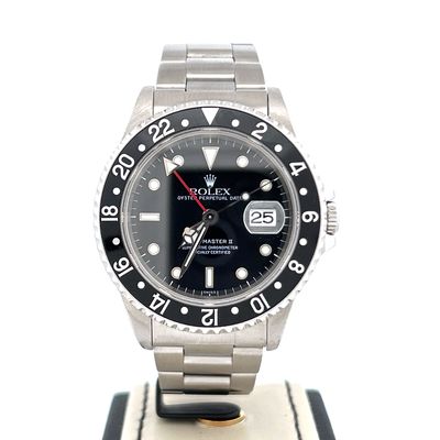 Rolex GMT-Master II 40MM Steel Watch | Black Dial | Box only | Very Good Condition