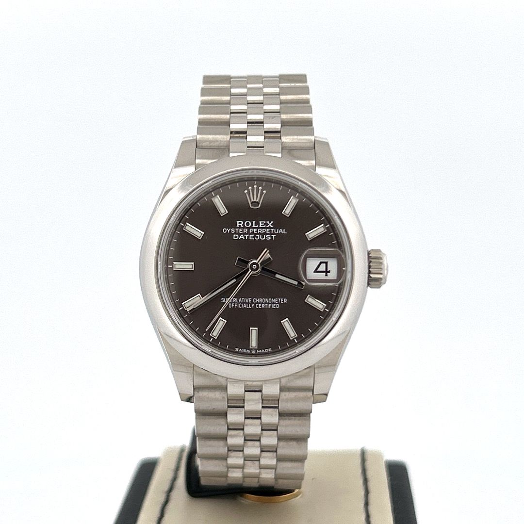 Rolex Datejust 31  31MM Steel Jubilee | Dark Stick Rhodium Grey Dial | B&amp;P2022 | Like New