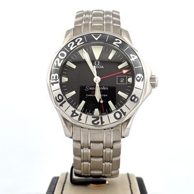Omega Seamaster Gmt 50Th Anniversary 41MM Steel B&amp;P 2011