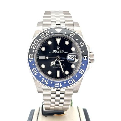 Rolex GMT-Master II &quot; Batgirl &quot; Steel Jubilee Bracelet Blue &amp; Black Bezel B&amp;P 2020 New Card Used (Very good) | Year of production 2020 | Original box | Original papers