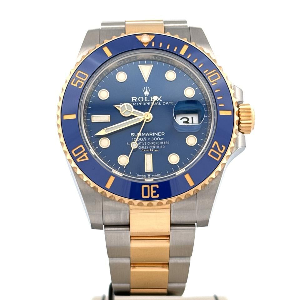 Rolex Submariner Date 41MM Date | Bluesy | Yellow gold Steel watch Condition: Like new &amp; unworn | Year of production 2024 | Original box | Original papers