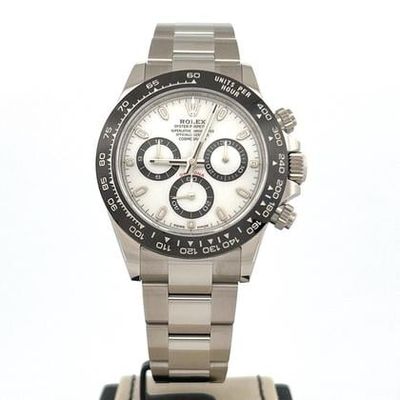 Rolex Daytona Steel 40MM Panda White Dial Ceramic Bezel New Unworn B&amp;P 2023 Condition: Like new &amp; unworn | Year of production 2023 | Original box | Original papers