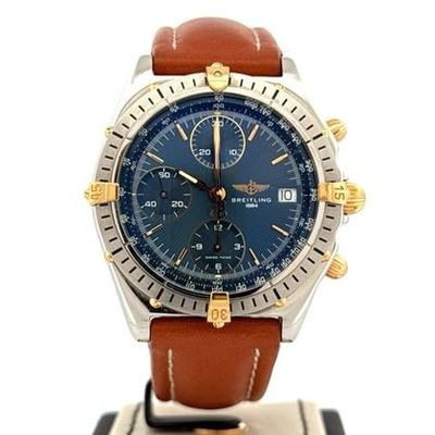 Breitling Chronomat Blue Dial Box &amp; Papers 1993 Used (Very good) | Year of production 1993 | Original box | Original papers