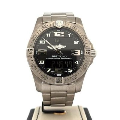 Breitling Aerospace EVO Titanium Black dial 2014 Full set Used (Very good) | Year of production 2014 | Original box | Original papers