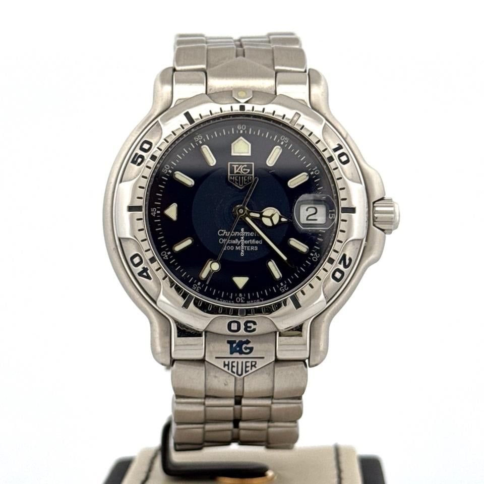 TAG Heuer 6000 Chronometer 39MM Steel Blue Dial Automatic Good Condition Used (Very good) | No original box | No original papers
