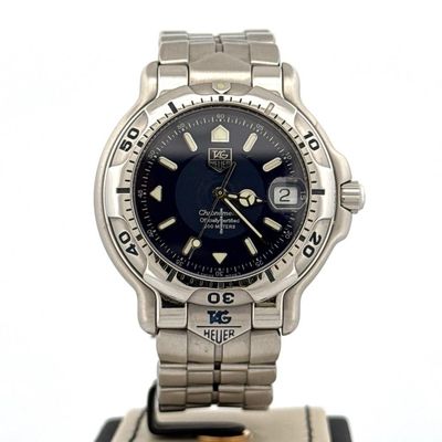 TAG Heuer 6000 Chronometer 39MM Steel Blue Dial Automatic Good Condition Used (Very good) | No original box | No original papers
