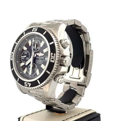 Breitling Superocean Chronograph II 44MM Steel Watch | Black Dial | B&amp;P2013 Used (Very good) | Year of production 2013 | Original box | Original papers
