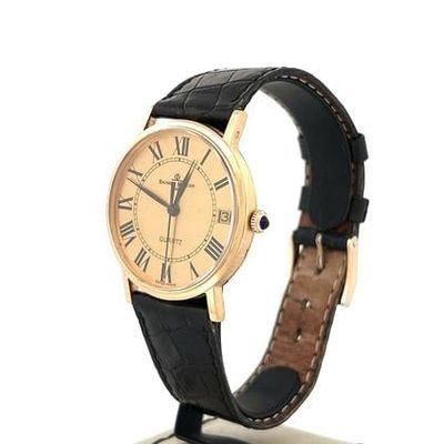 Baume &amp; Mercier Classic Ref 45225 18KT Gold Classic 32MM Gold Dial Used (Very good) | No original box | No original papers