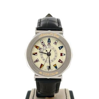 Corum Admiral&#39;s Cup 38MM Steel White Dial Used (Very good) | No original box | No original papers