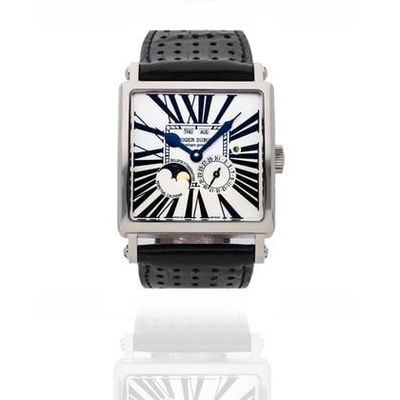 Roger Dubuis Golden Square 18Kt White Gold Moonphase | Perpetual Calendar | B&amp;P2021 Used (Very good) | Year of production 2021 | Original box | Original papers